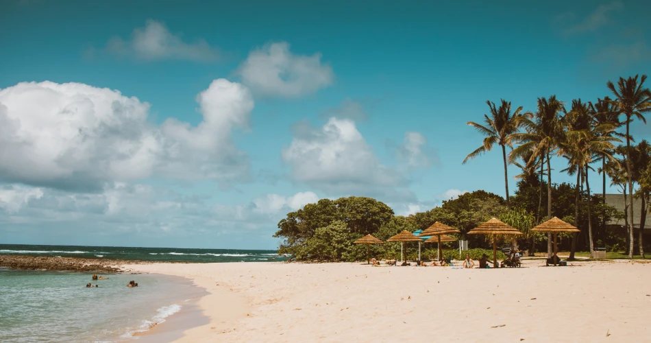 阿尔基兰的一天。沙漠与海洋的交汇处